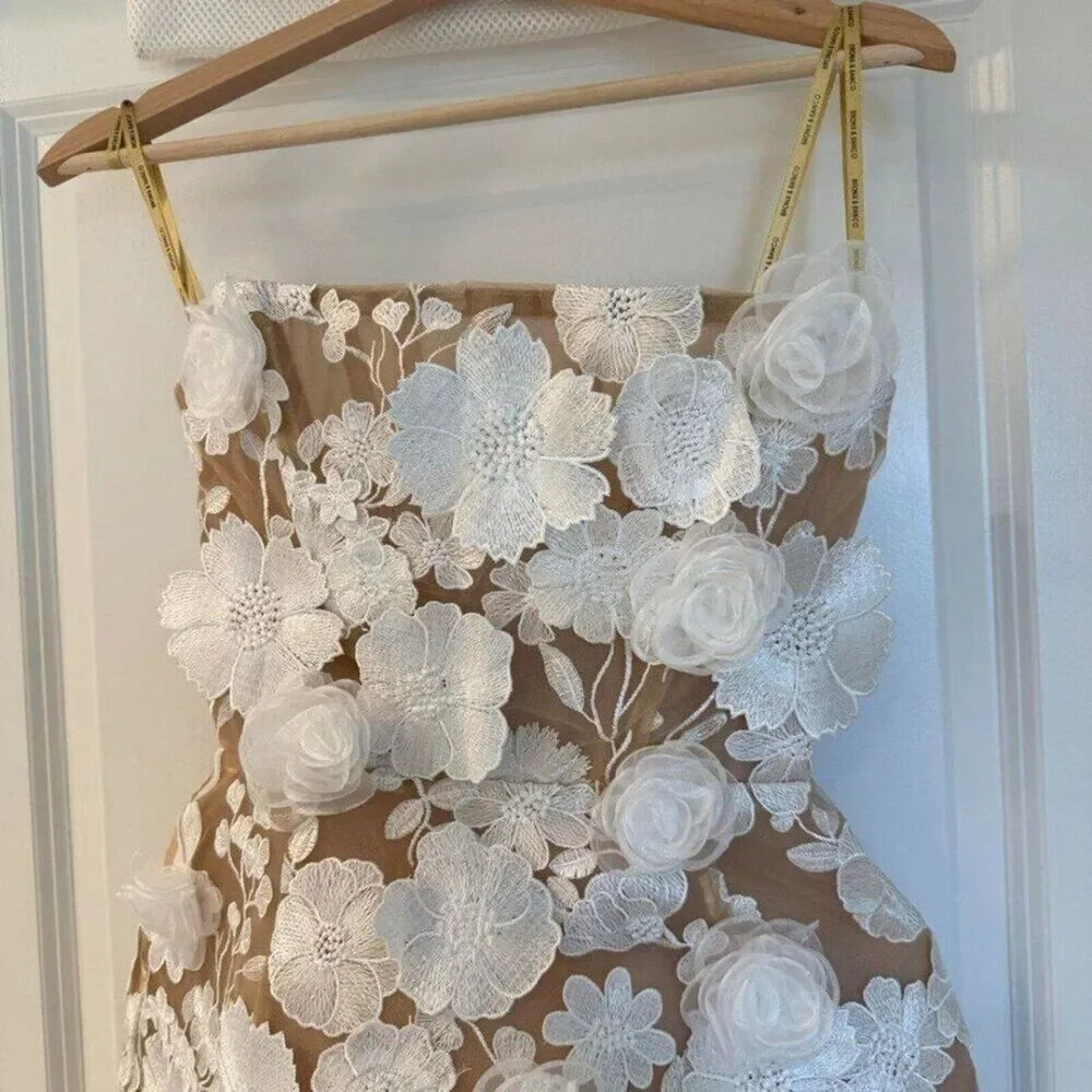 NWOT Bronx and Banco JASMINE MARAYA WHITE MINI DRESS - Picture 12 of 14